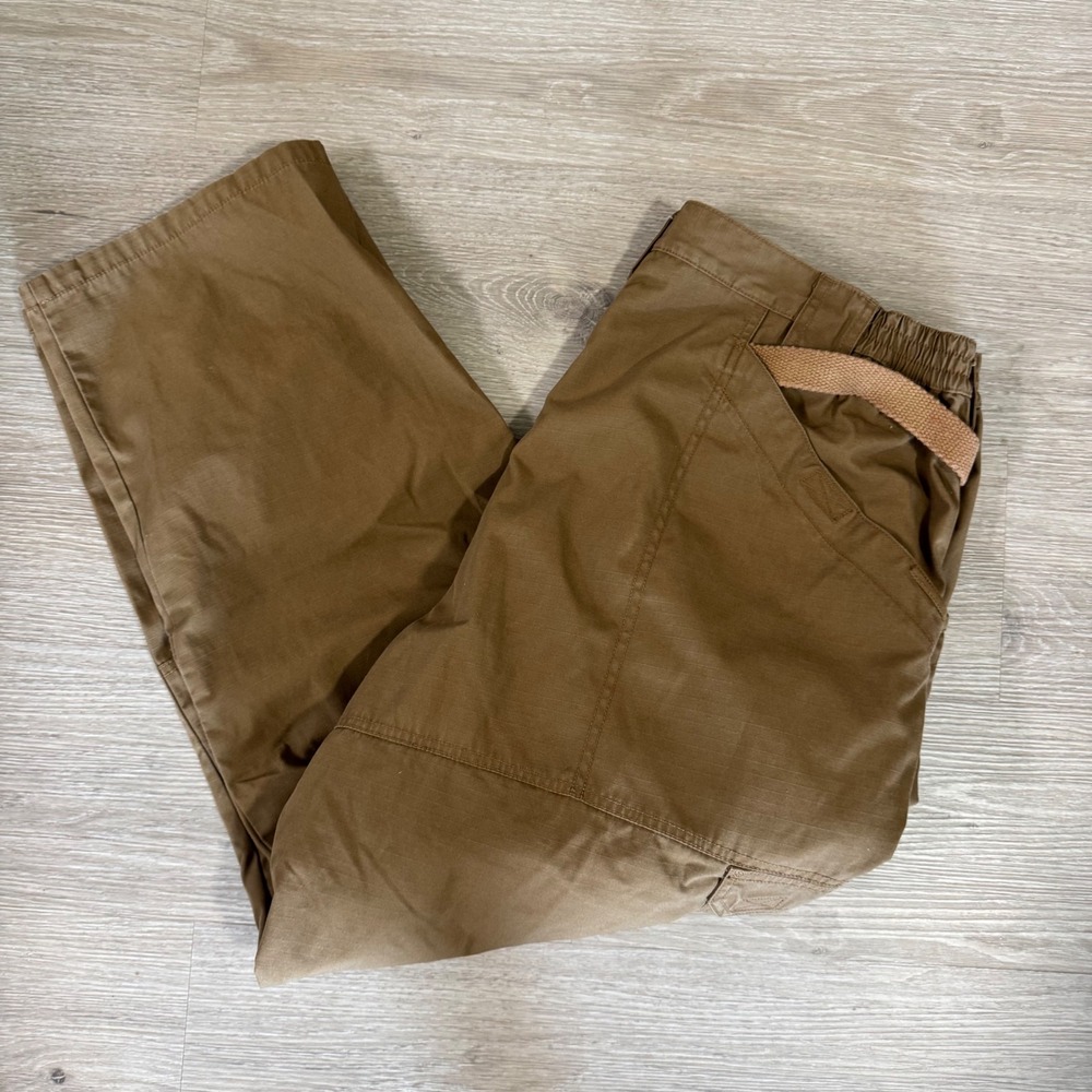 5.11 Tactical Cargo Pants Mens 44x30 Brown Style 74273 Ripstop Work Outdoor